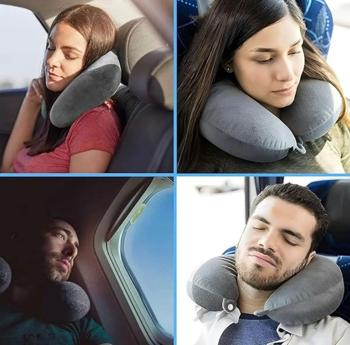 CloudRest™ Memory Foam Travel Neck Pillow