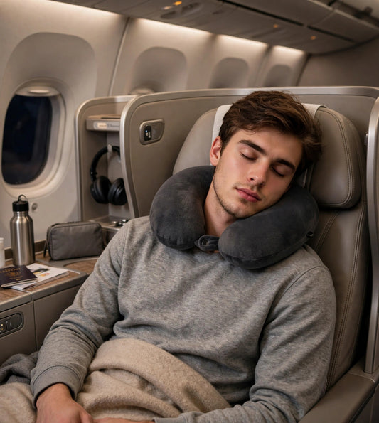 CloudRest™ Memory Foam Travel Neck Pillow