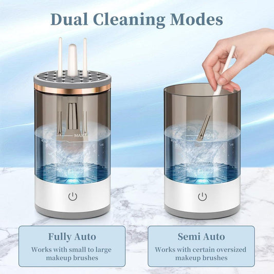 GlamSpin 3-in-1 Automatic Makeup Brush Cleaner