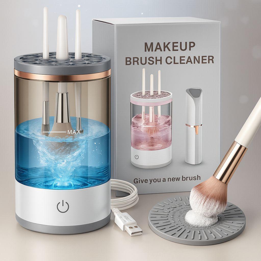 Makup Brush Cleaner Spinclean TM Reusable Makup brush cleaner