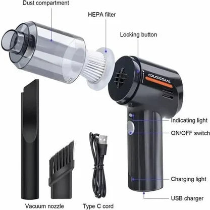 ColorCoral 3-in-1 Smart Mini Vacuum Cleaner