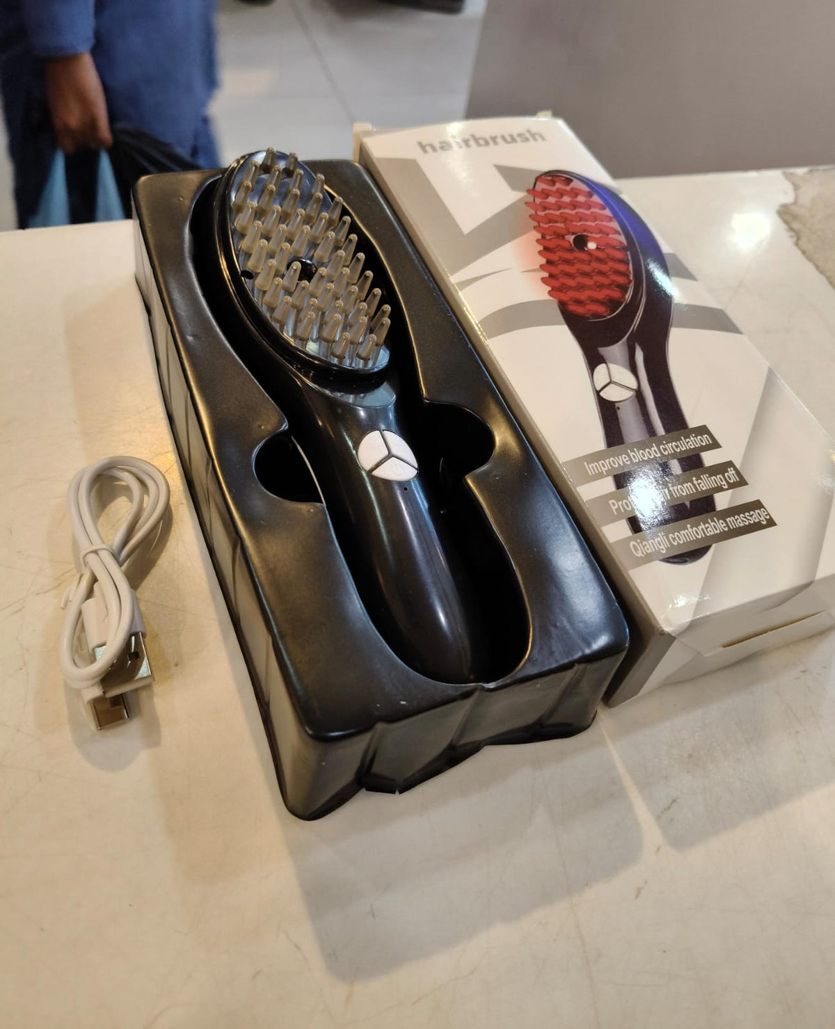 GlowScalp™ 3D Red & Blue Light Hair & Scalp Massager