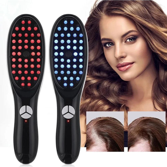 GlowScalp™ 3D Red & Blue Light Hair & Scalp Massager