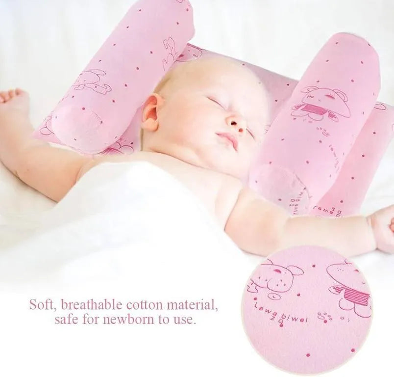 Anti-Flat Head Pillow Baby SleepGuard