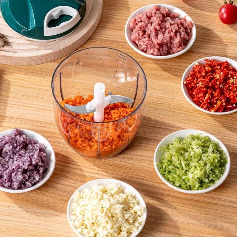 Manual hand food chopper 900 ml