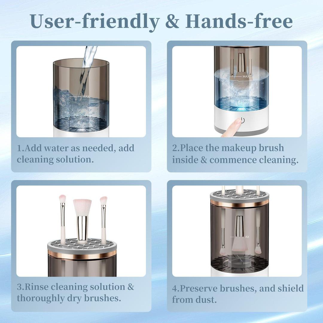 Makup Brush Cleaner Spinclean TM Reusable Makup brush cleaner