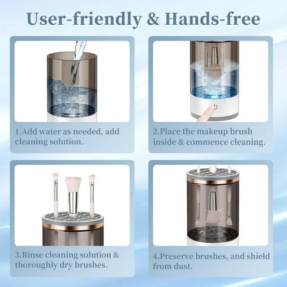 Makup Brush Cleaner Spinclean TM Reusable Makup brush cleaner
