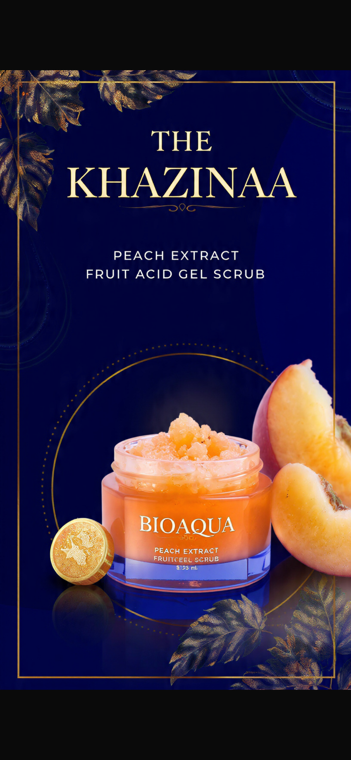 BIOAQUA Peach Exfoliating Gel Scrub-For Glowing & Whitening Skin