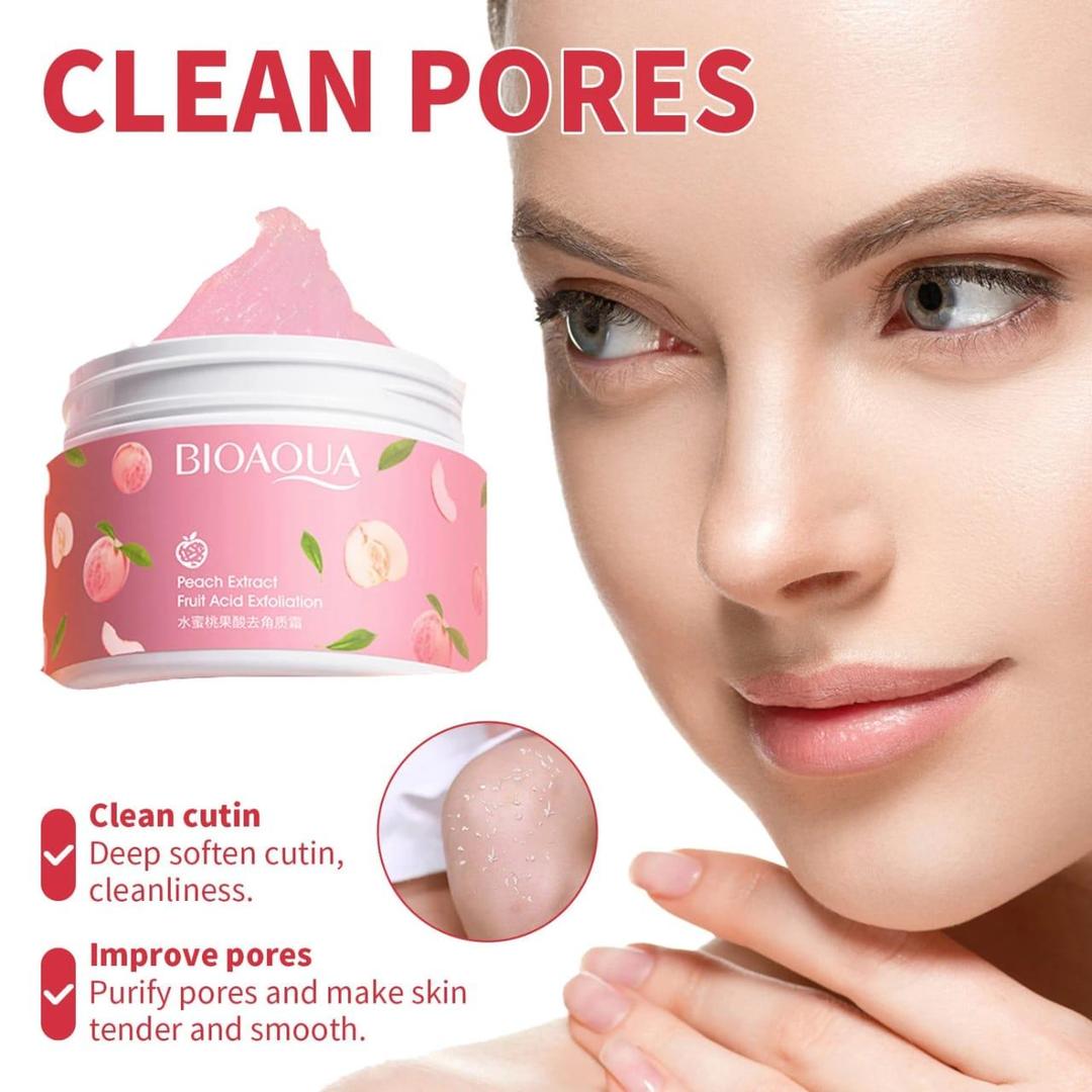 BIOAQUA Peach Exfoliating Gel Scrub-For Glowing & Whitening Skin