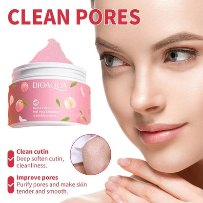 BIOAQUA Peach Exfoliating Gel Scrub-For Glowing & Whitening Skin
