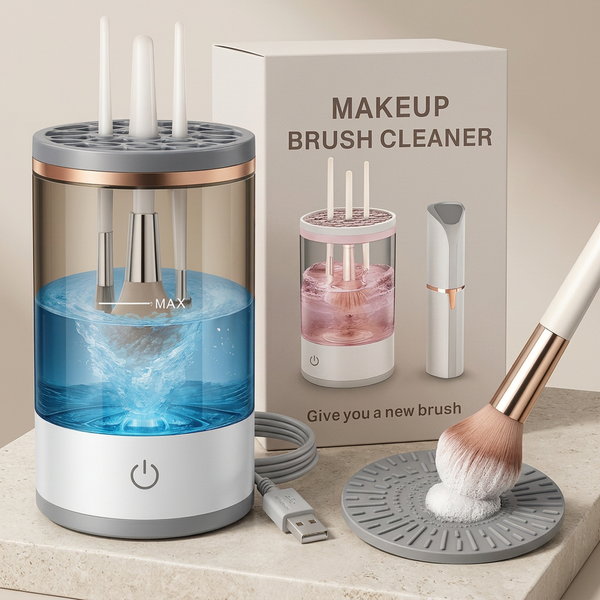 Makup Brush Cleaner Spinclean TM Reusable Makup brush cleaner